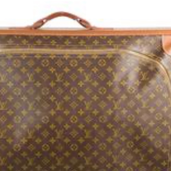2 Louis Vuitton vintage rolling suitcases, comes w/ LV luggage tag and lock +key - Picture 2 of 15